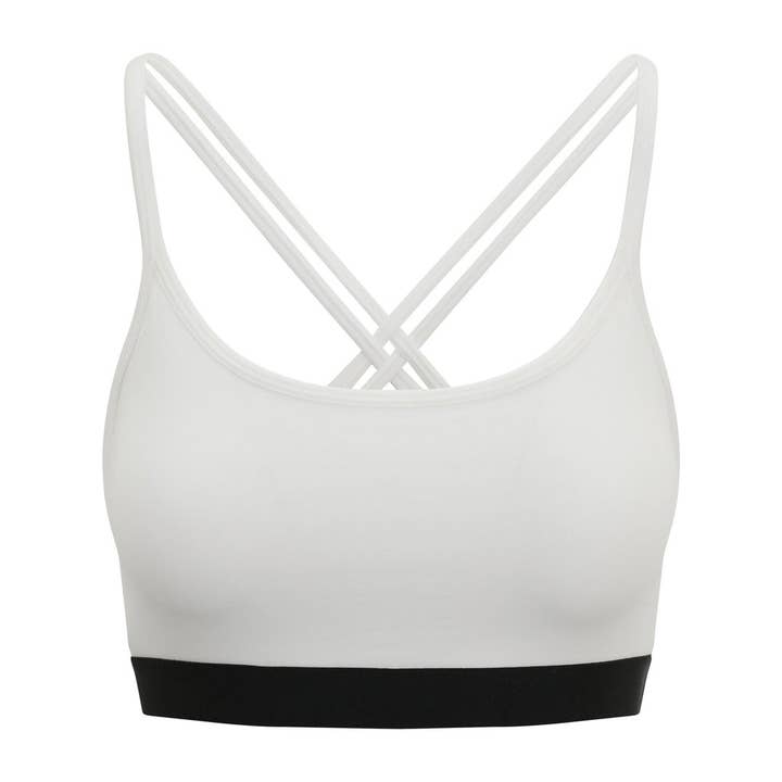 Chess Board Yoga Bra for wholesale by chaYkra (eco wellness wear)