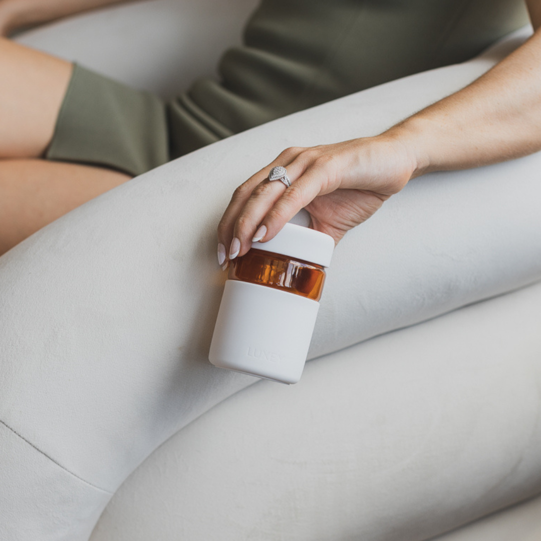 Luxey Cup - Vente Tasse à café/thé - RÉGULIER - Tasse à café en verre réutilisable 8oz2