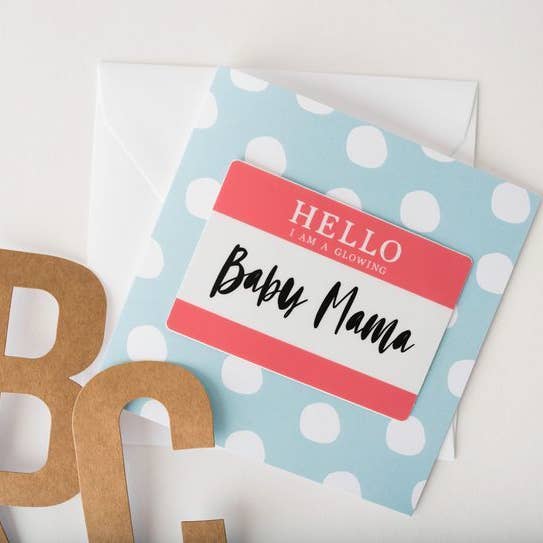 Baby Shower Card, Expecting Mother, New Baby, Greeting Card for wholesale by Francine and Georgia