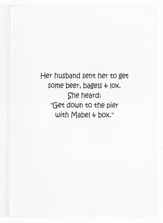 GrammaBurp Humorous Greeting Cards - Wholesale Everyday Greeting Card - Pier Boxing Hilarious Relationship Friend Greeting Card LOL1