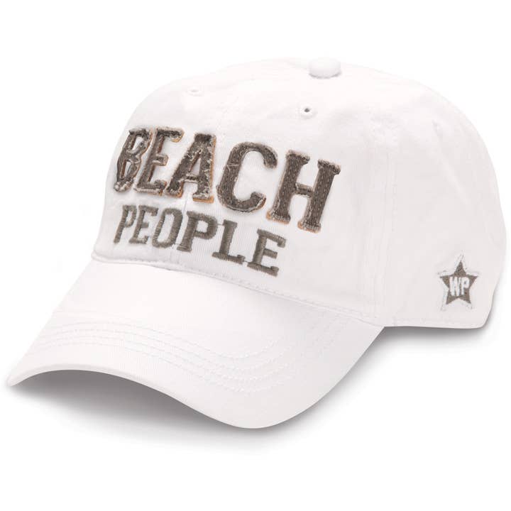 Beach People - Dark Gray Adjustable Hat for wholesale by Pavilion
