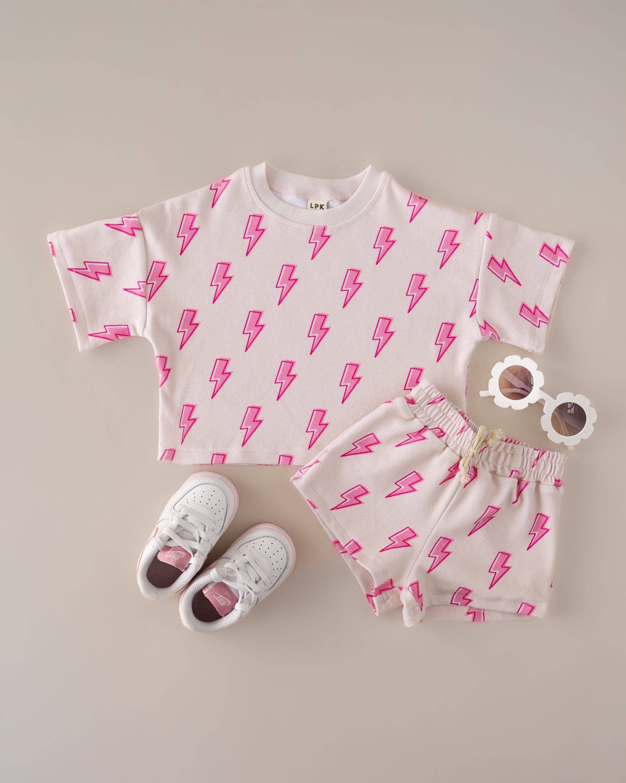 Lucky Panda Kids - Wholesale Top & Short Set - Kids - Shorts Set | Pink Bolts14