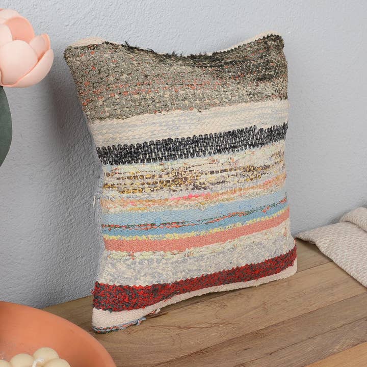 Antique Ethnical Kilim Rug Pillow Handmade Cushion for wholesale by Kilim Pillow Decors