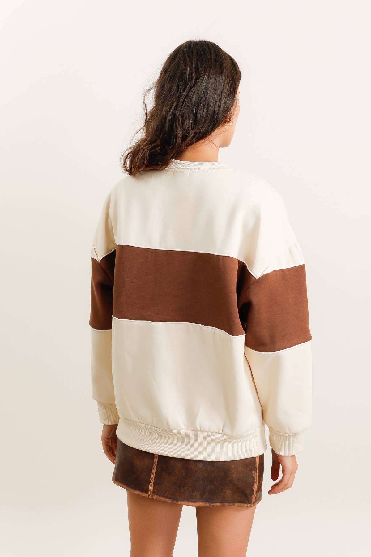 Beige 32110 SWEATSHIRT "FROM PARIS" for wholesale on Faire3