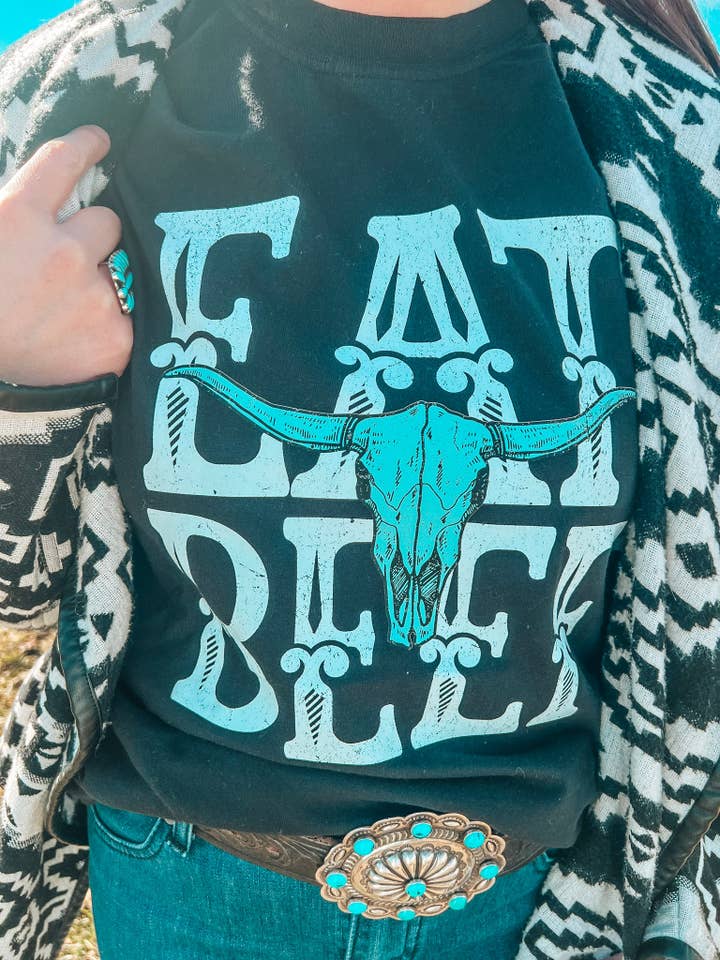 Southern Babe Wholesale - Wholesale Screen Printed T-Shirt - Women's - EAT BEEF TEE