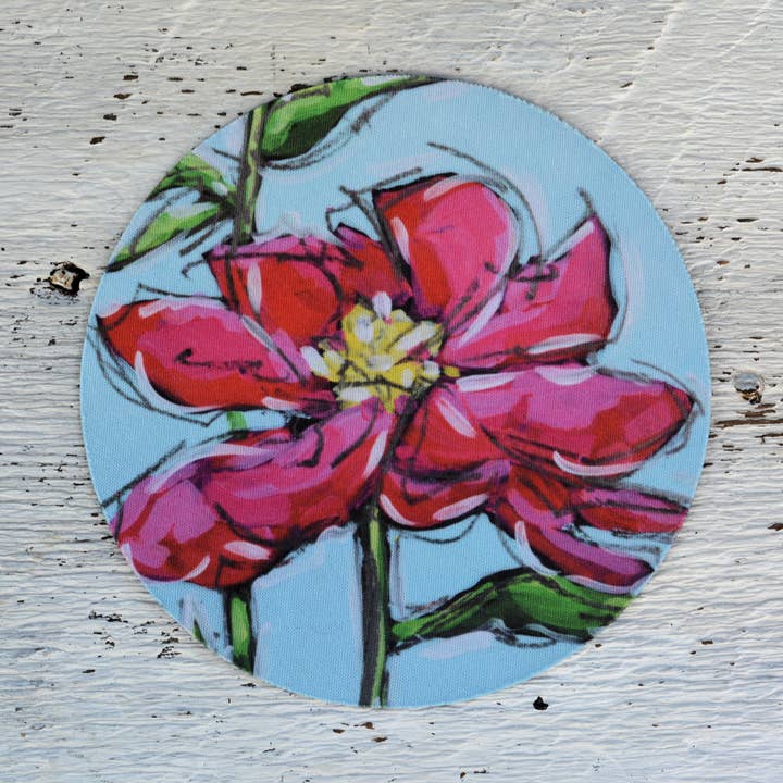 Rubber Grip Jar Opener - Pink Peony for wholesale by Dreese Fine Art