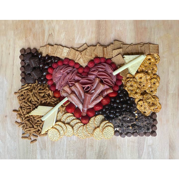 Color Box Design & Letterpress - Wholesale Cheese Board - Charcuterie Cheat Sheet | Heart1
