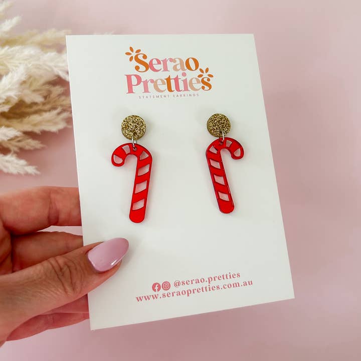 Candy Cane Dangles for wholesale by Serao Pretties