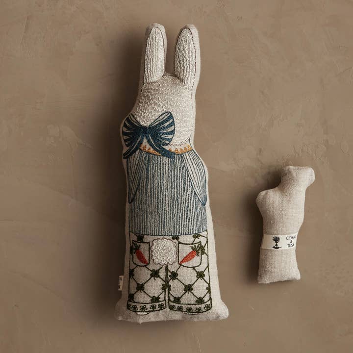 Coral & Tusk - Wholesale Decorative Figurine - Bunny in Basket Doll3