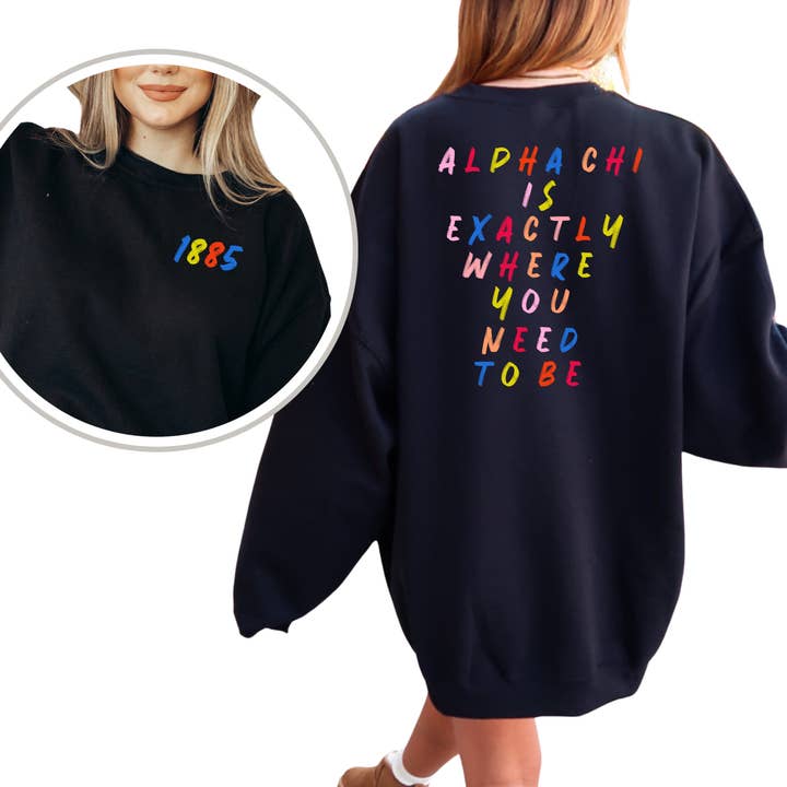 Sudadera de hermandad descolorida y colorida para venta al por mayor de Kite and Crest