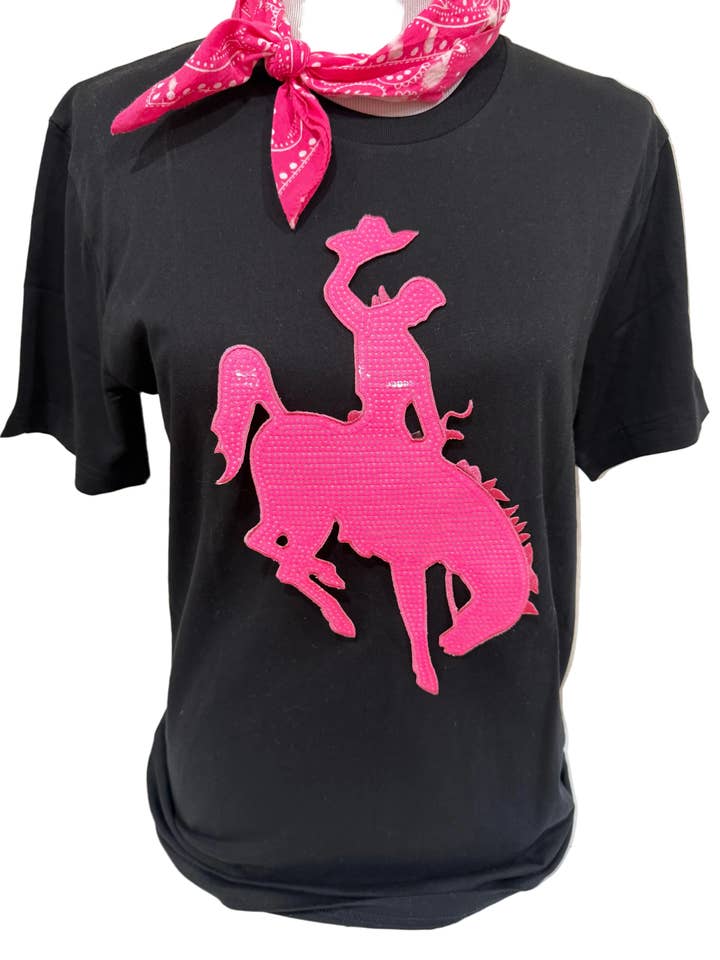 Sequin Bronc on Crew / Western for wholesale by Bling-A-GoGo, LLC