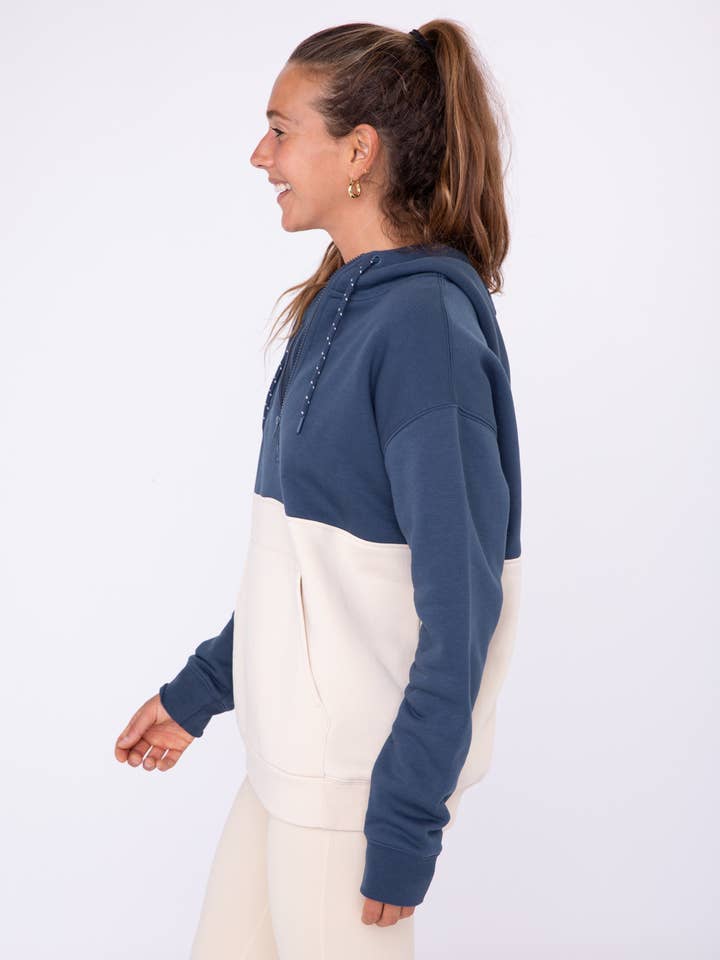 Mono B - Vente Sweat à capuche – femme - Sweat à capuche bicolore avec poche17