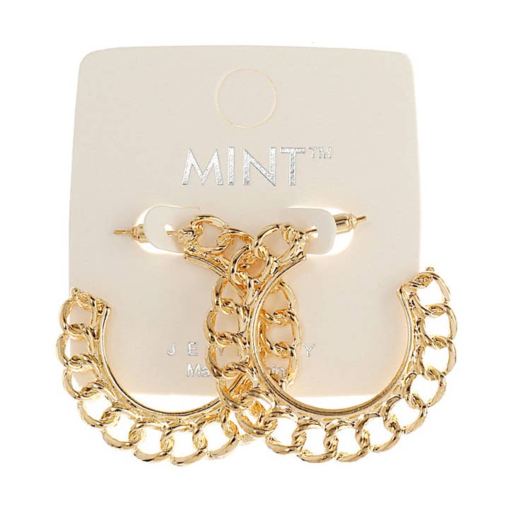 Chain Link Hoops for wholesale by Atlas Fashion