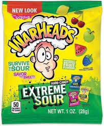 Long Island Candy Factory - Wholesale Hard Candy - Warheads Extreme Sour Hard Candy 1 oz 12 count0