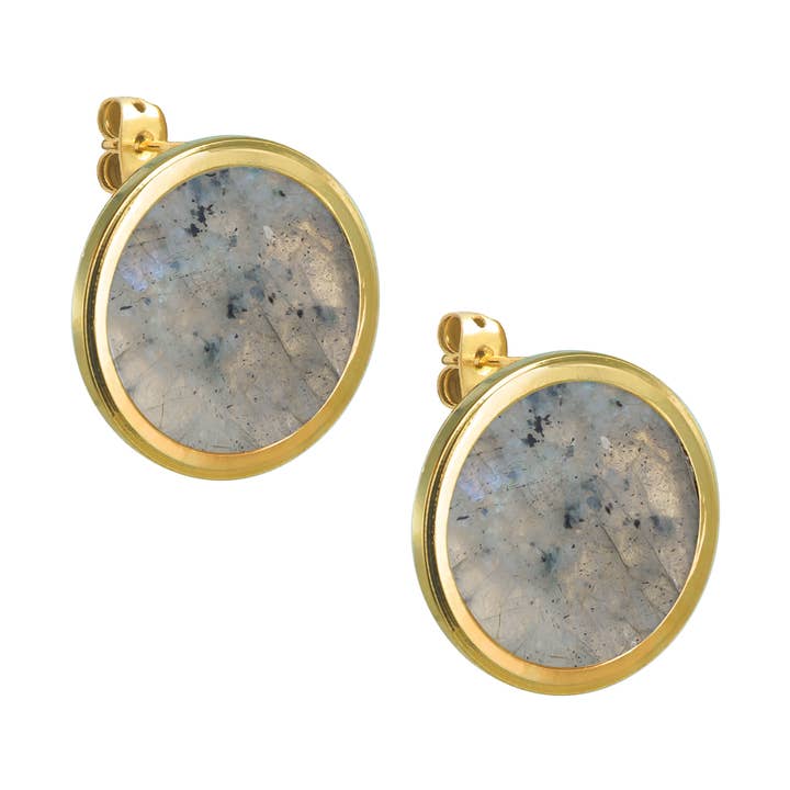 Ohrstecker aus Spiegelstein, hergestellt in Frankreich für den Großhandel von Lovelyday bijoux