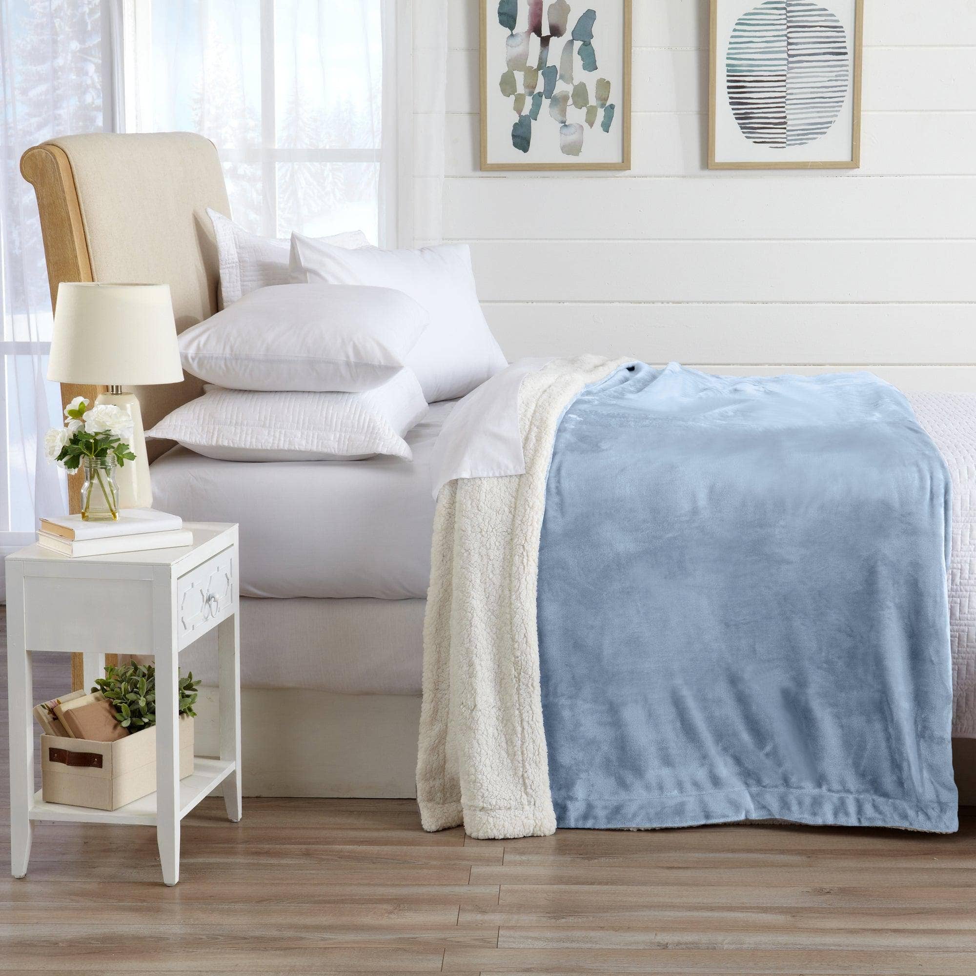 BH Collective - Wholesale Bedding Blanket - Bed Blanket - Velvet Plush & Sherpa Reverse - Kinsley49
