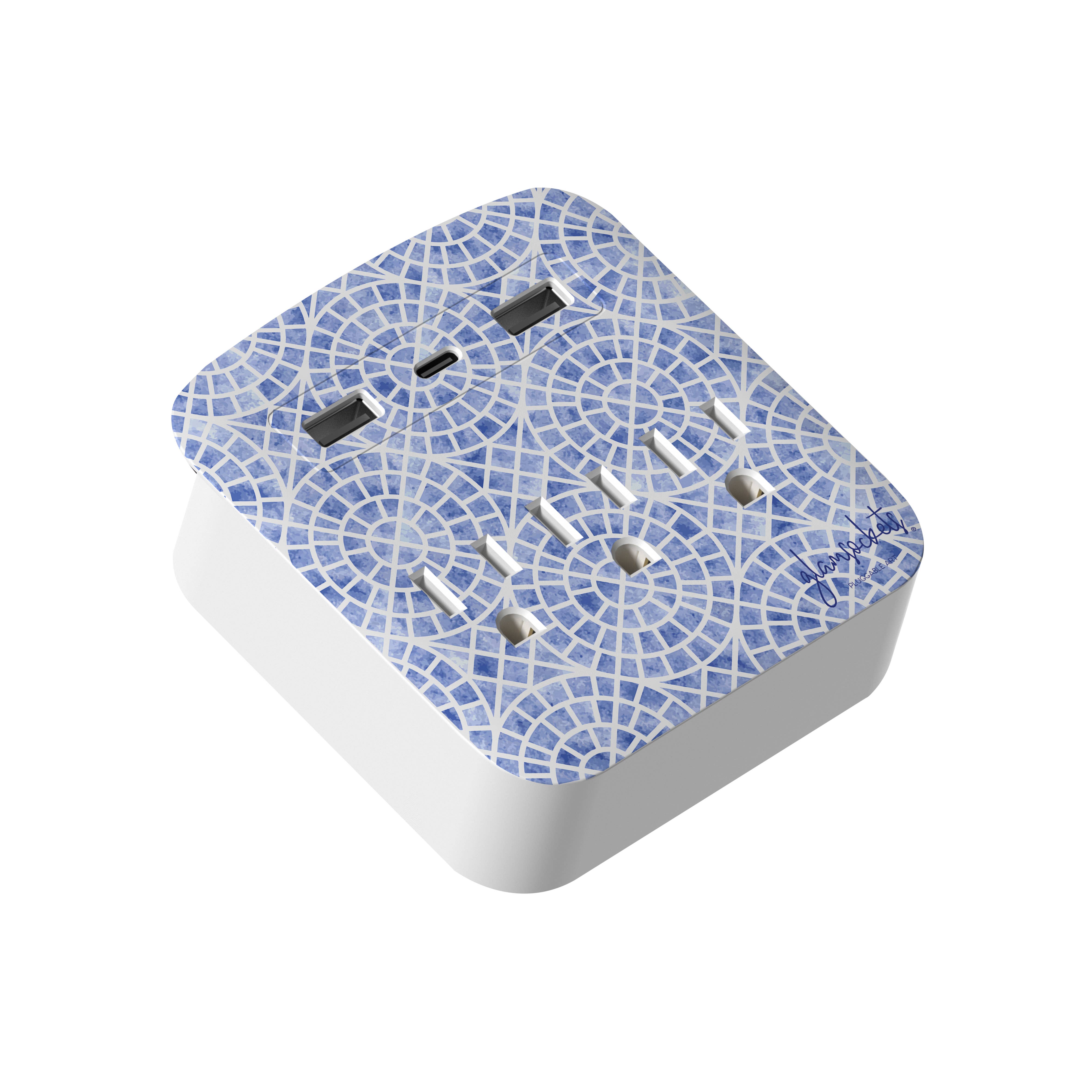 Flipo Group, Ltd. - Wholesale Power adapter - Glamsockets Surge Protector With Phone Holder