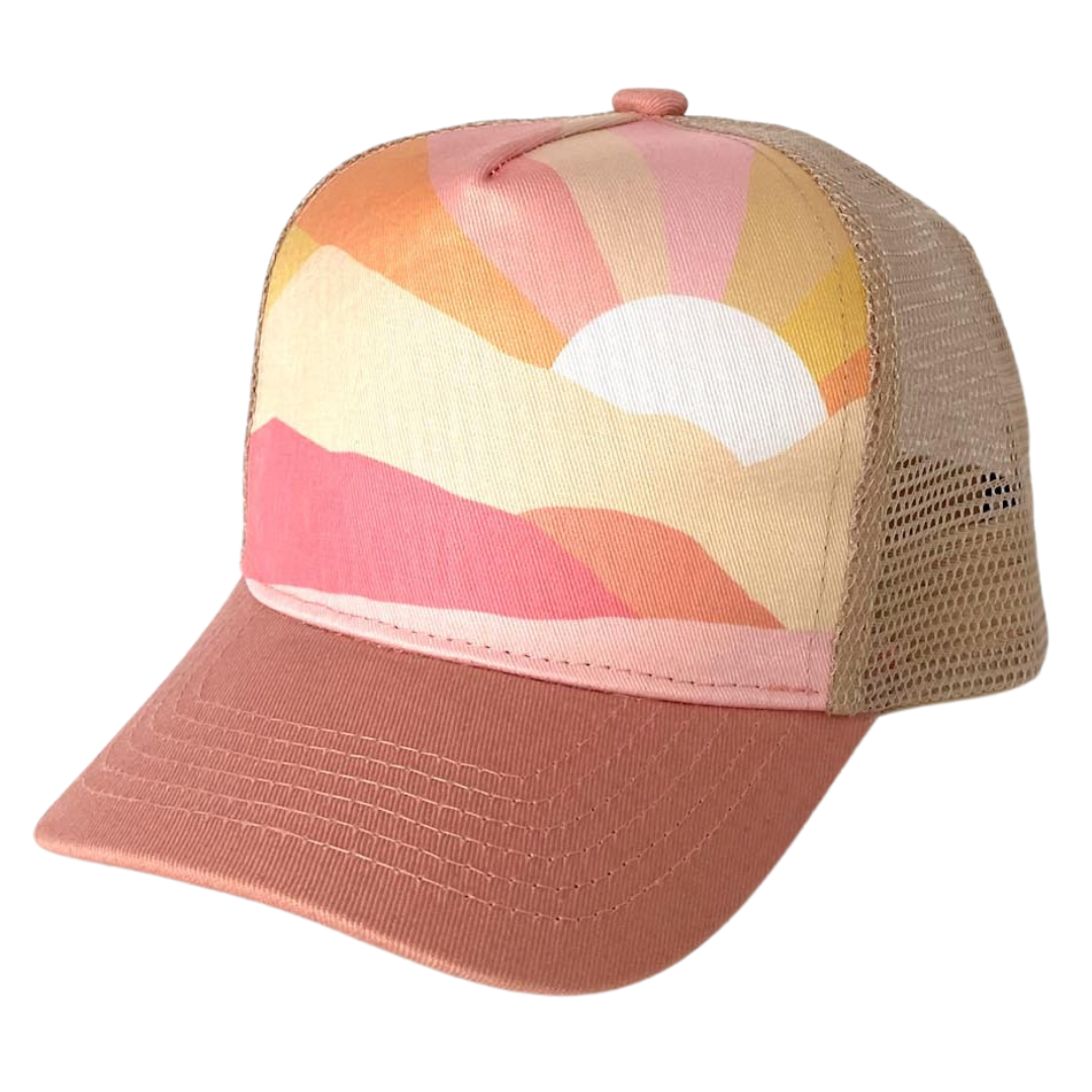 Wild Child Hat Co - Wholesale Kids Hat - Kids - Sedona Sunset Toddler Trucker Hat1