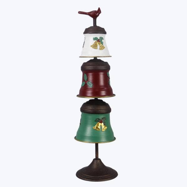 Young's - Wholesale Christmas Decoration - Metal Tabletop Christmas Bells Christmas0