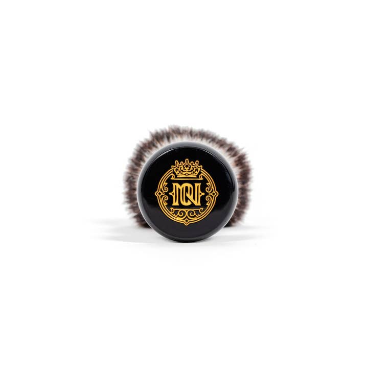 Noble Otter Soap Co. - Wholesale Shave Brush - Men's - Synthetic Shave Brush - Black/White - 26MM