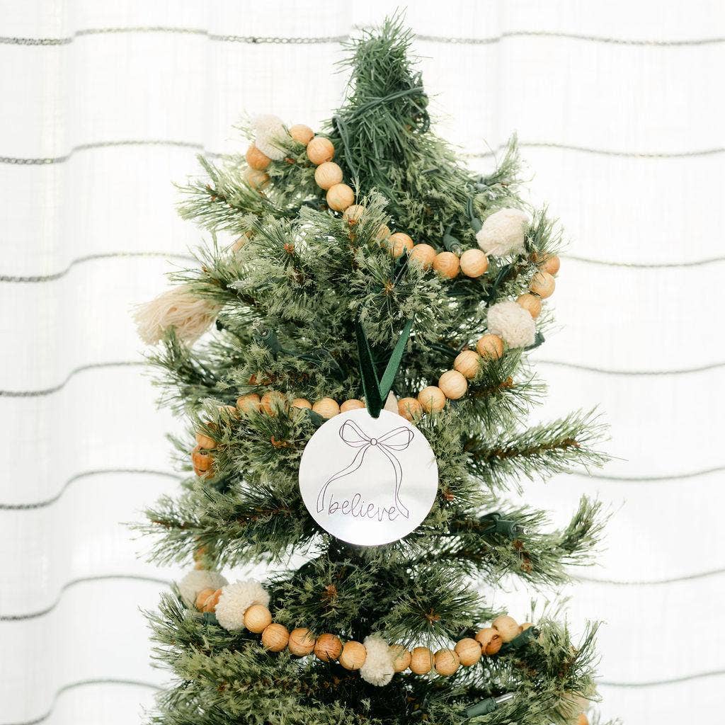 New Creation VA - Vente Objets de décoration - Ornement de Noël en étain en forme d'arc0