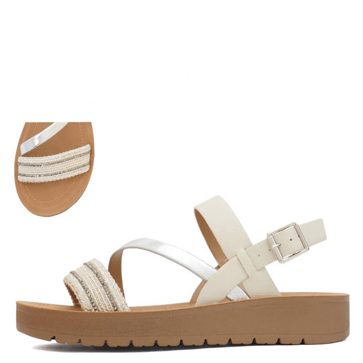 Mars Sky Shoes Wholesale - Wholesale Sandals - Women's - Soda RUNIC Women Boho Band Buckle Strap Flat Sandals