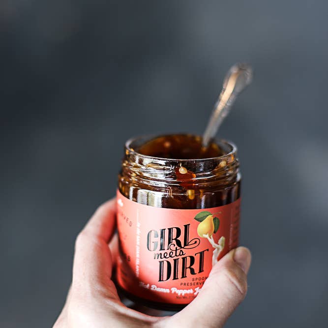 Girl Meets Dirt - Wholesale Preserves - Hot Damn Pepper Jam Spoon Preserves 7.75oz1