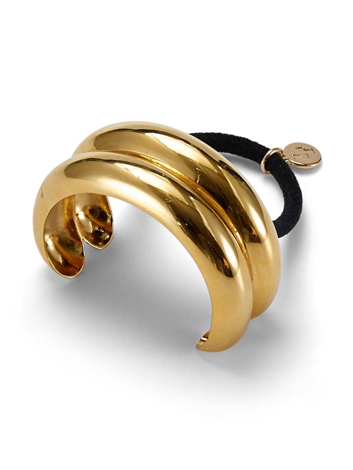 Petite Glossy Double Arch Pony for wholesale by Lelet NY