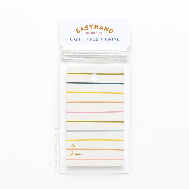 Etiquetas de Presente Bright Lines por atacado de Easyhand Goods – formerly Onderkast