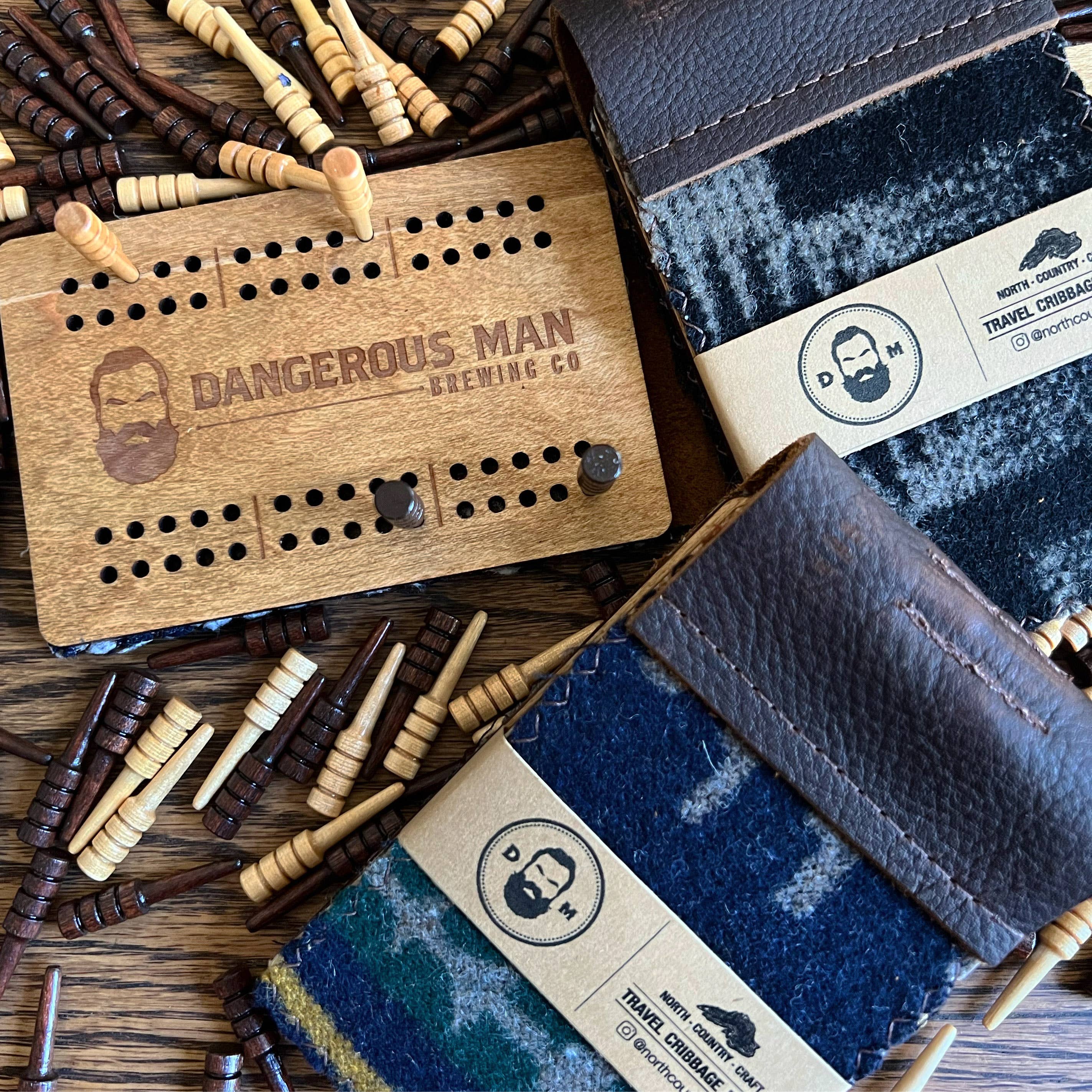 North Country Craft - Wholesale Board Game - Travel Cribbage Board8