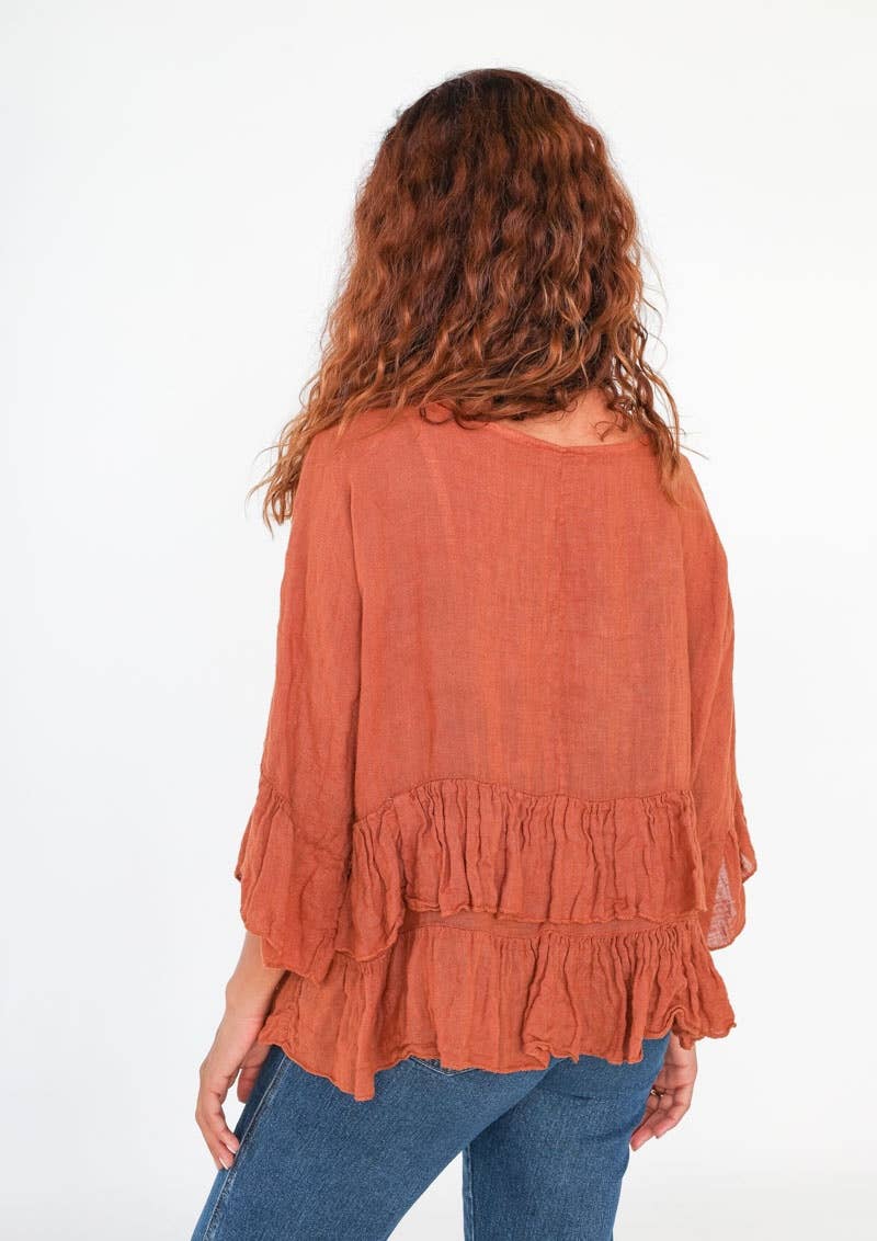 LINEN & COTTON HOUSE – Engroshandel Tunika - Dame – LINNED TUNIKA 327921