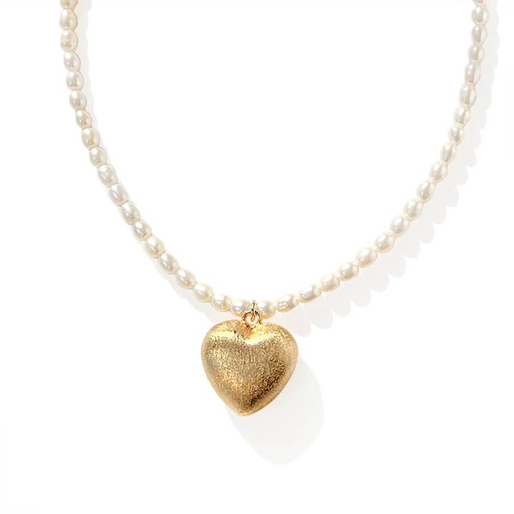 Polly Pearl Necklace for wholesale by Gather Brooklyn