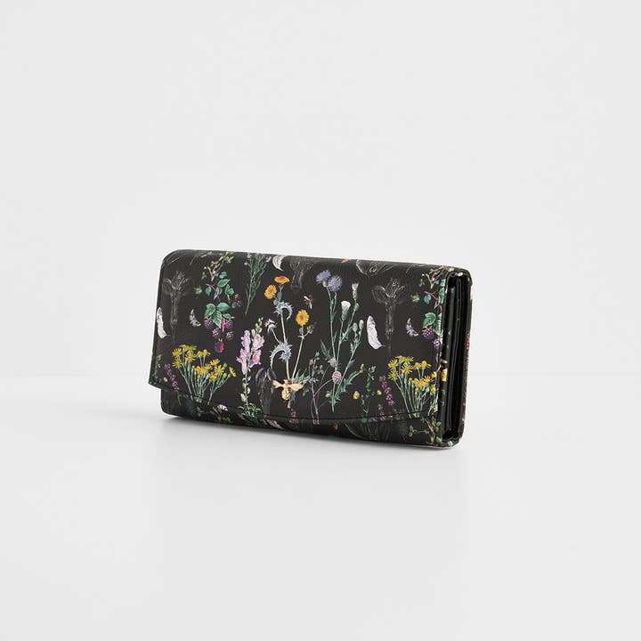 Fable England - Wholesale Clutch bag – women's - Wilderness Black Large Purse2