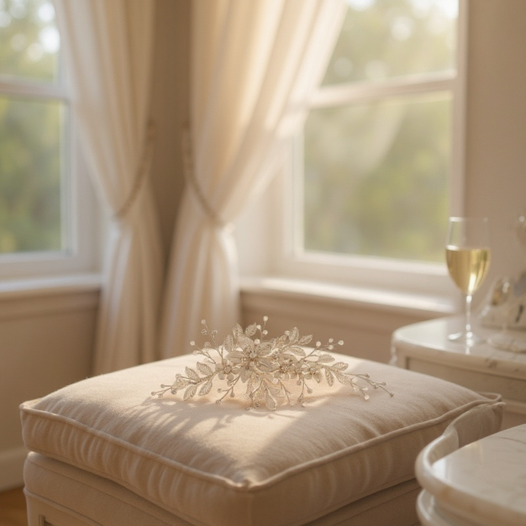 Athena Bridal Jewellery - Wholesale Fashion Headband - Women's - ATHENA COLLECTION - EXQUISITE CRYSTAL HEADPIECE - HC289 SILV7