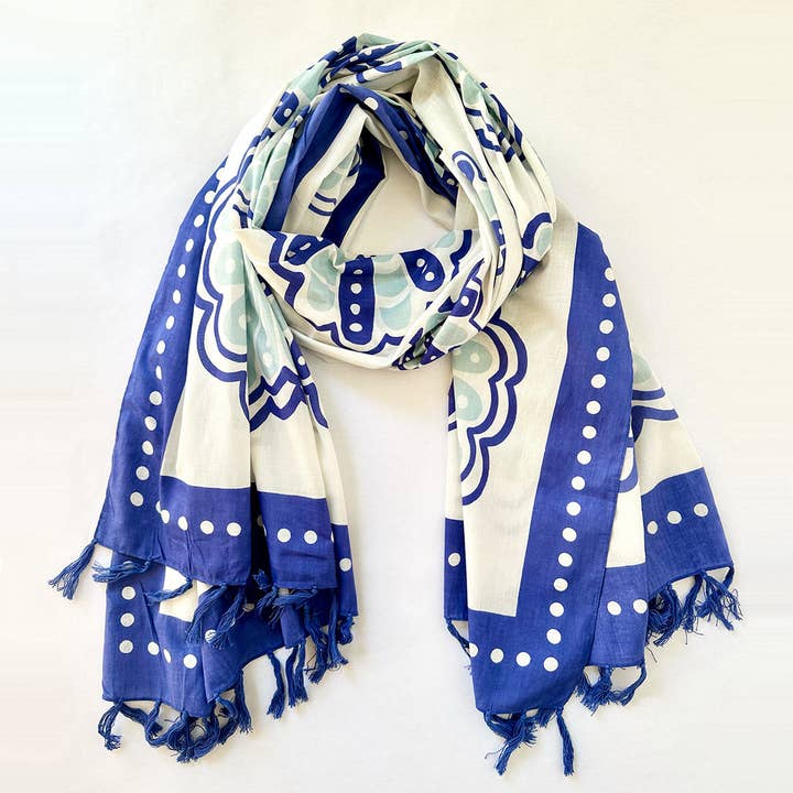 Lilibridge - Wholesale Swim Cover Up - Women's - The Bahamas Wrap, Shell Fiesta4