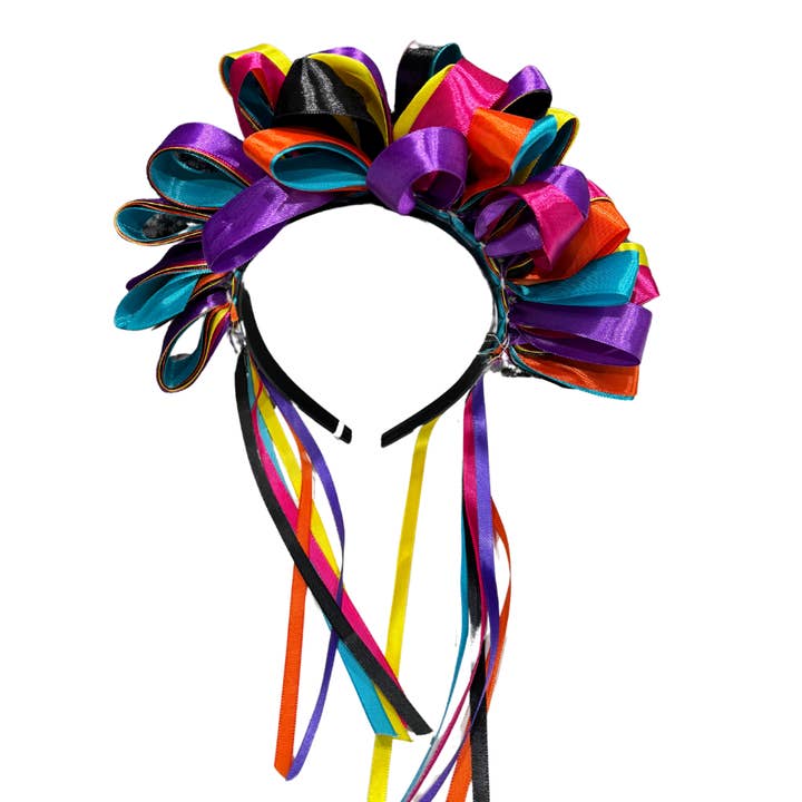 Bandeau Brisla de style Frida Kahlo pour le Jour des Morts pour la vente par Brisla