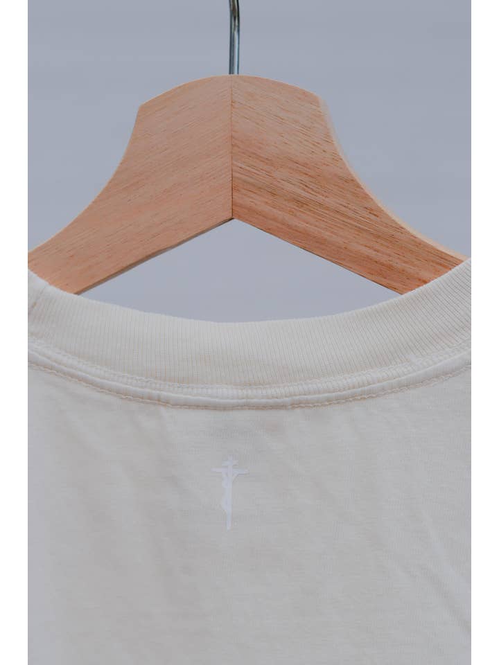 Saint Clare and Francis - Venta al por mayor Camiseta serigrafiada - Unisex - No yo, sino Dios camiseta5