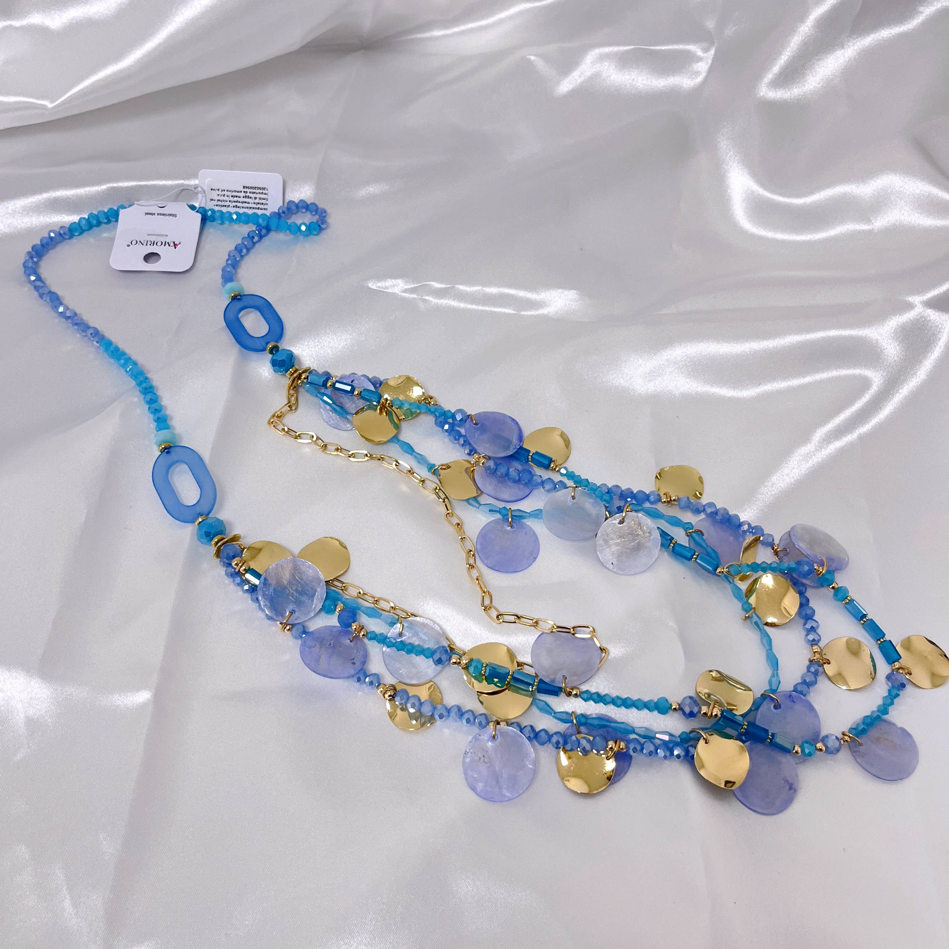 AMORINO SRL - Vendita all'ingrosso Collane di perline/perle - Collana Lunga Cristallo - PC23148F185