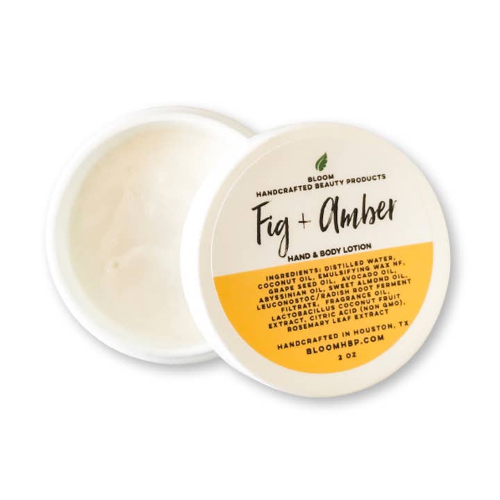 Feige + Amber Hand- & Körperlotion für den Großhandel von Bloom Handcrafted Beauty Products