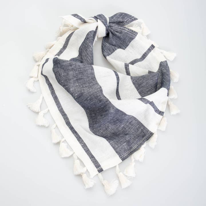 Violet & Brooks – Engroshandel Tørklæde - Dame – Phoebe Fringe hovedtørklæde/Bandana