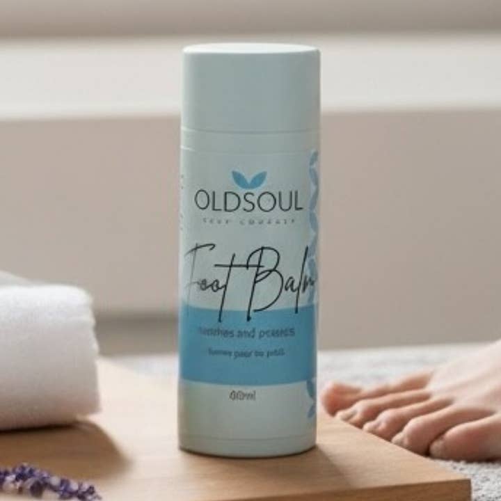 Peppermint Foot Balm for wholesale by Old Soul Soap Company Inc.