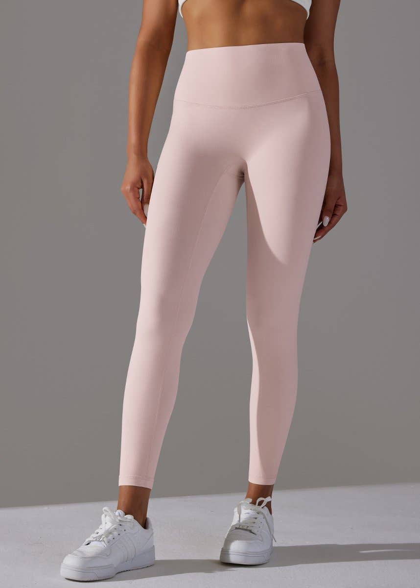 HIDDENBRAND - Wholesale Athletic/Lounge Leggings - Women's - Double-Sided Brushed Nude Breathable Yoga Pants26