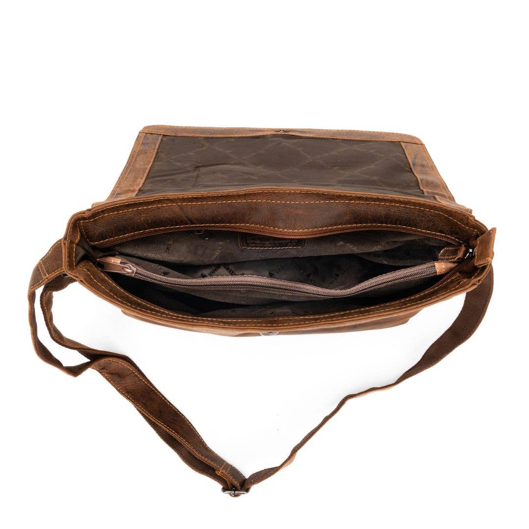 Greenwood Leather - Wholesale Messenger Bag - Unisex - Smart Messenger Steven 13" - GW11510