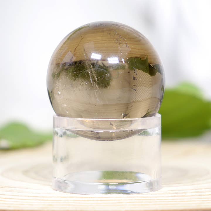 Natural Smoky Quartz Sphere for wholesale by Natures Artifacts Inc
