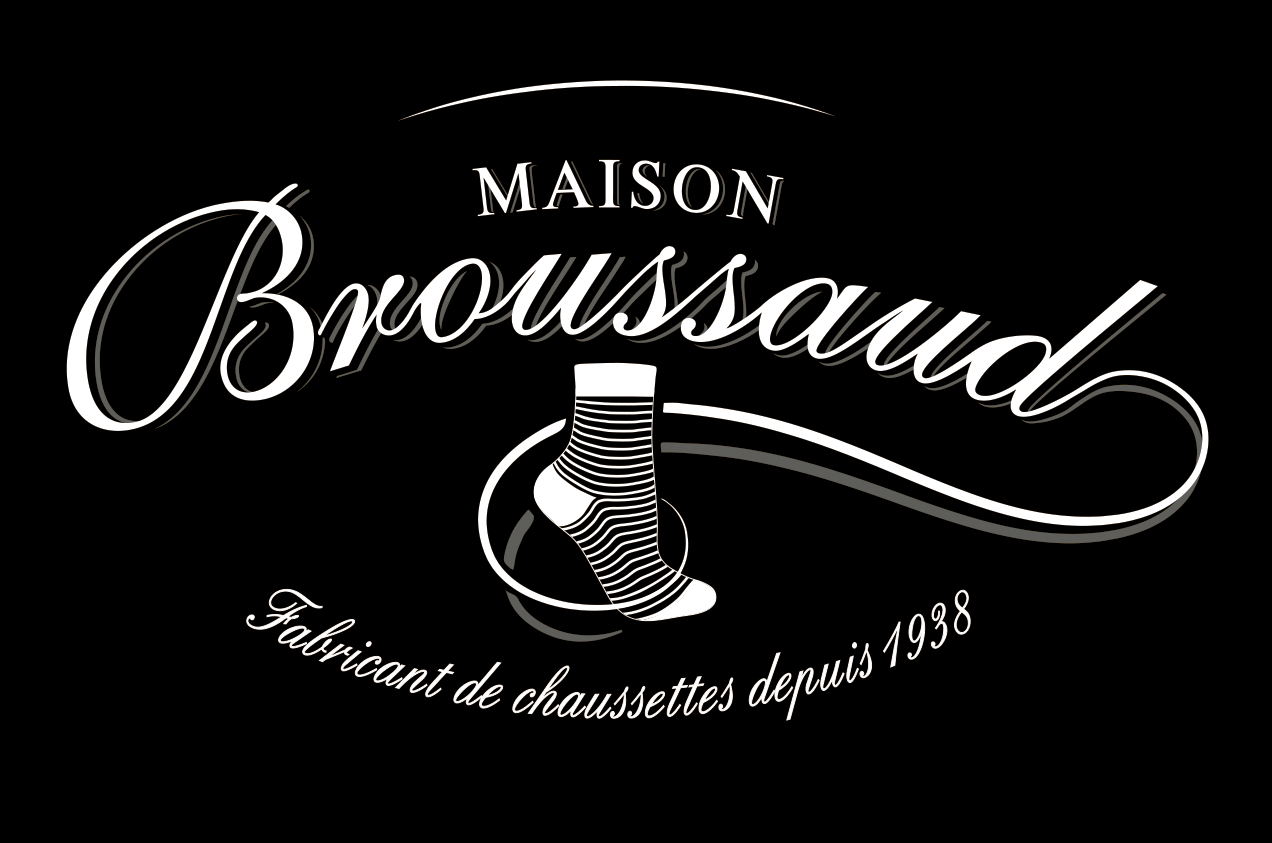 Chaussettes homme Maison Broussaud Permanent uni (Noir)