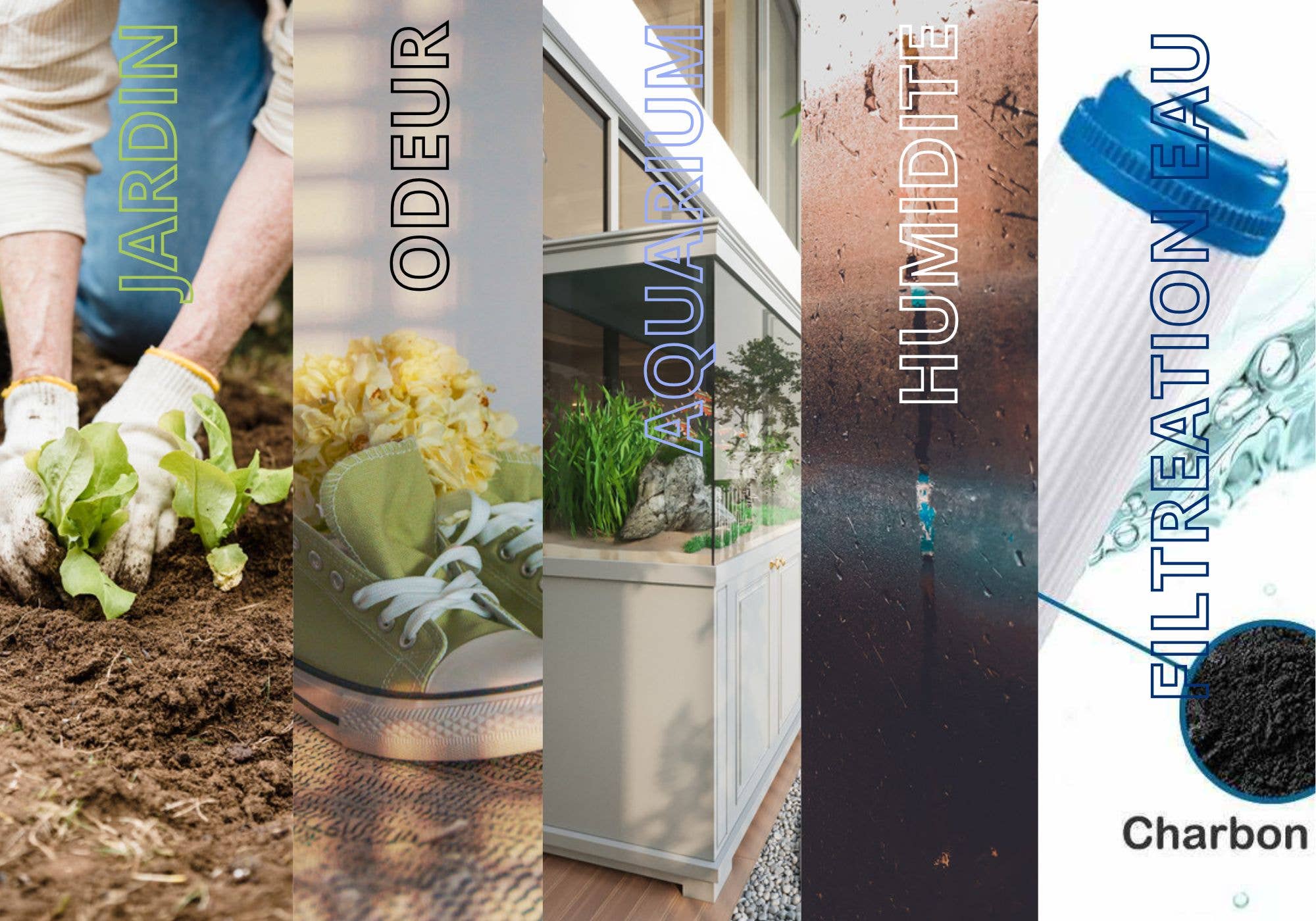 Bijin – wholesale Vattenfilter – AKTIVT VÄXTKOL granulat LÖSVIKT 1kg3