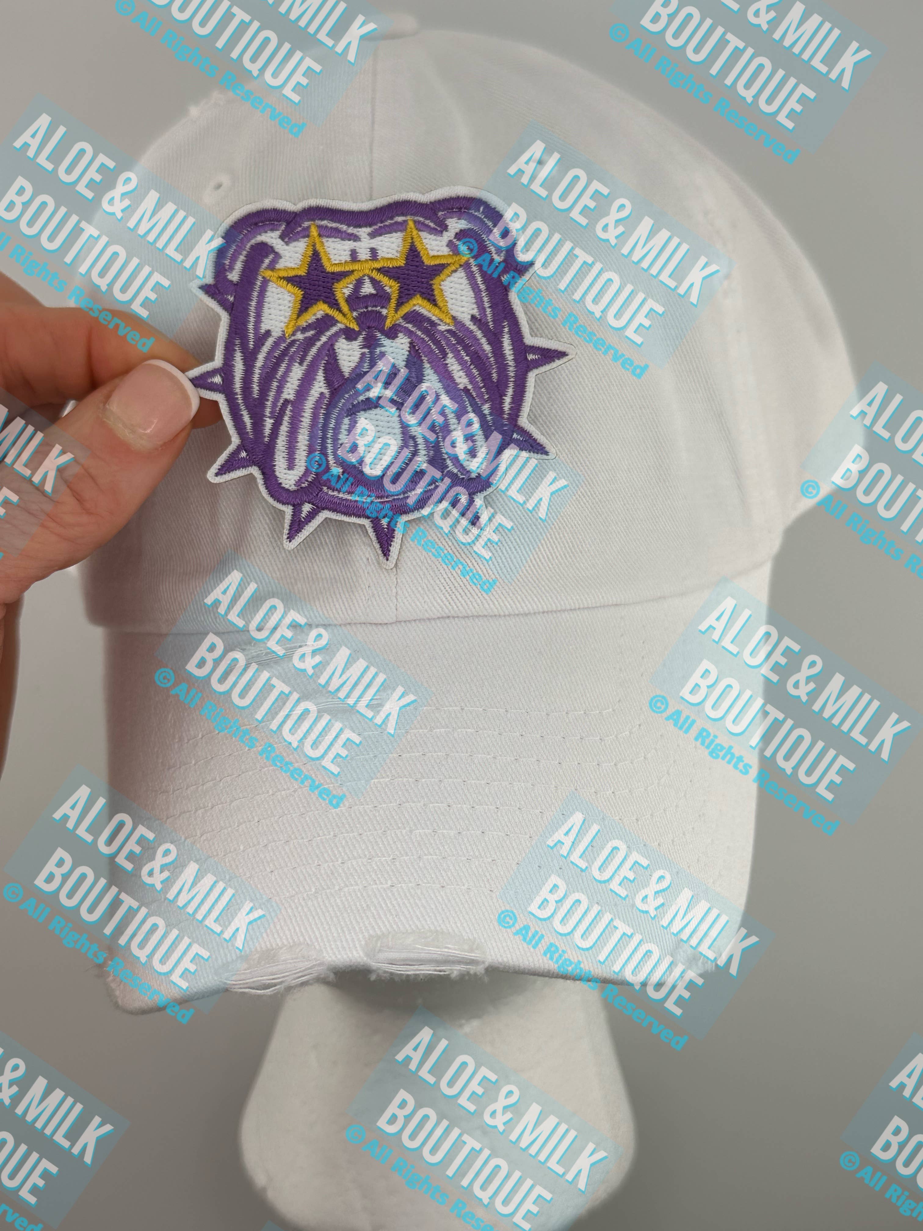 Aloe and Milk Boutique - Wholesale Patch - Mascot Bulldog , bulldog patch, sports patch, football5