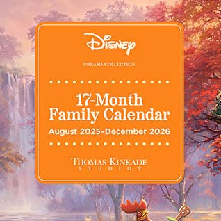 Disney Dreams by Thomas Kinkade 2026 17 Month Wall Calendar for wholesale by BrownTrout Publishers