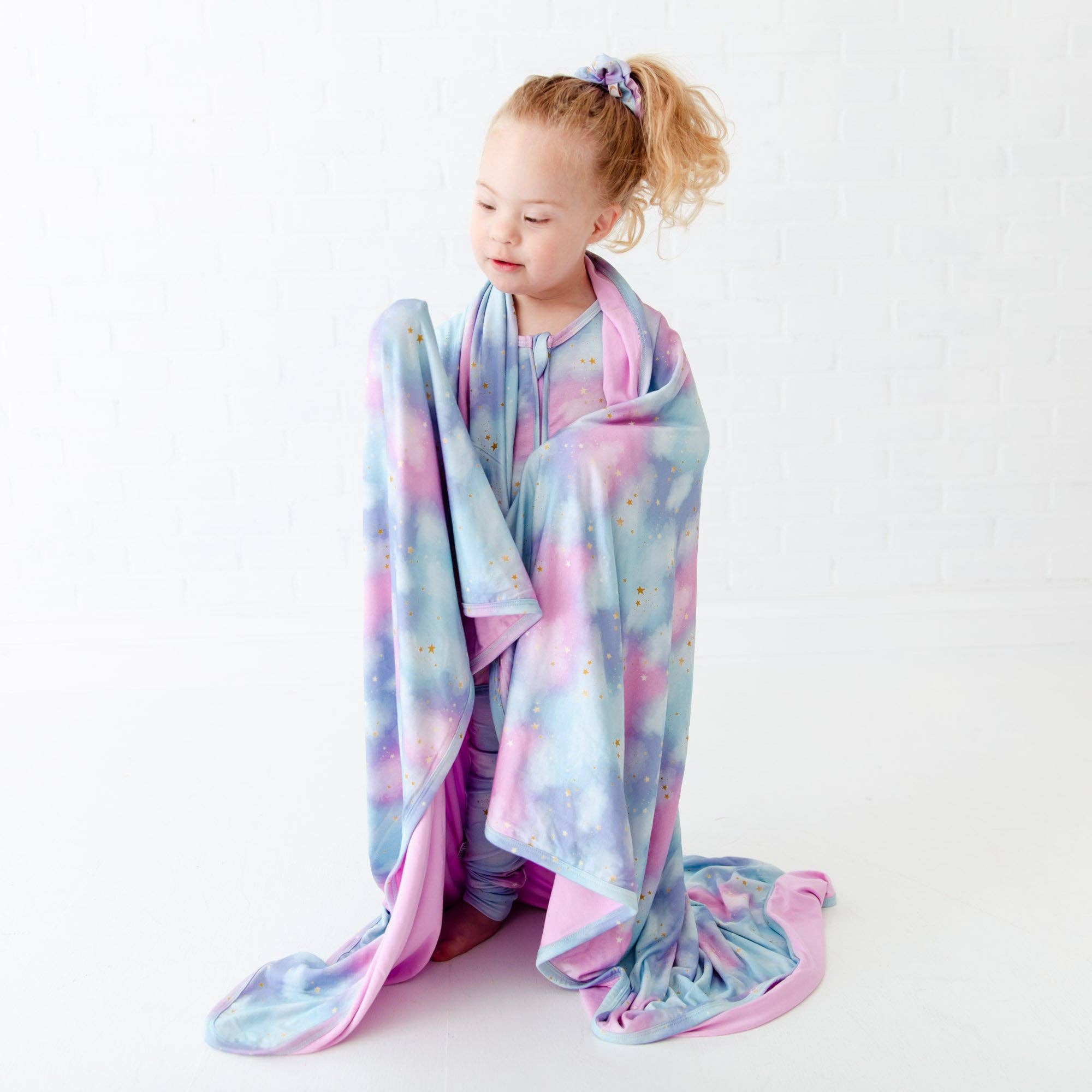 Dreamiere – wholesale Sleepsuit – Baby – Kids Cotton Candy Skies Bamboo Convertible Footie Pajamas5