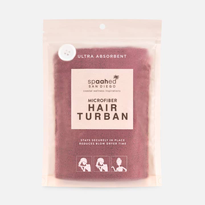 Bath Accessories Company - Wholesale Hair Towel/Wrap - Spaahed Microfiber Hair Turban Towel